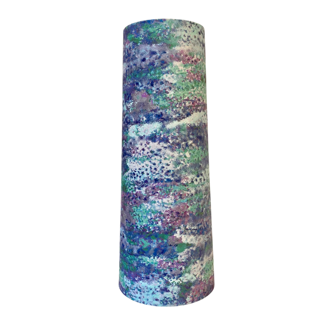 Tall Velvet Lampshade - Printed