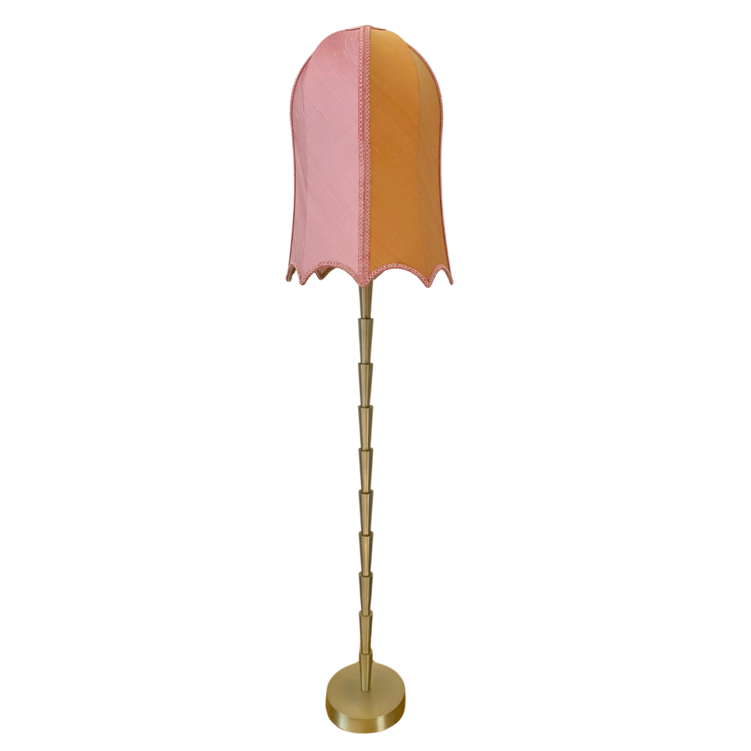 ‘Fruit Salad’ Panelled Silk Tulip Lampshade