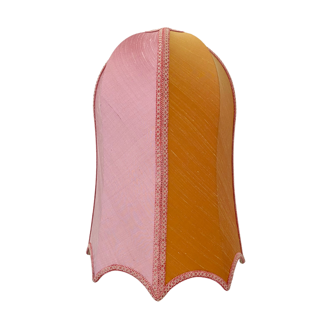 ‘Fruit Salad’ Panelled Silk Tulip Lampshade