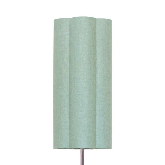 Celadon Green Irish Linen Lampshade - Tall