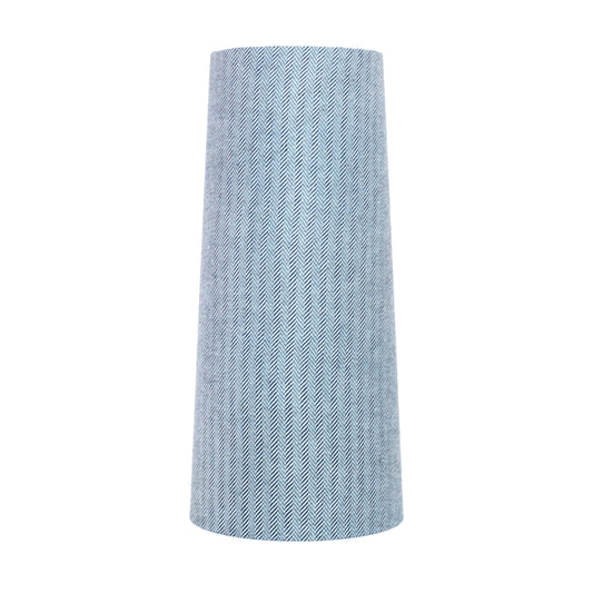 Irish Herringbone Tall Cone Lampshade - Small