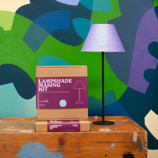 Irish Linen CONICAL Lampshade Making Kit