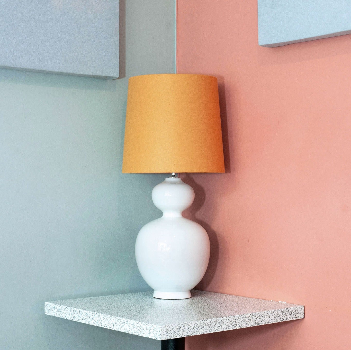 Cuar Lamp Base - Bone White