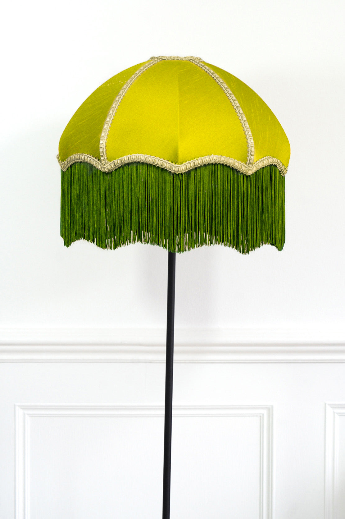 Muscat Green Curved Tiffany Lampshade