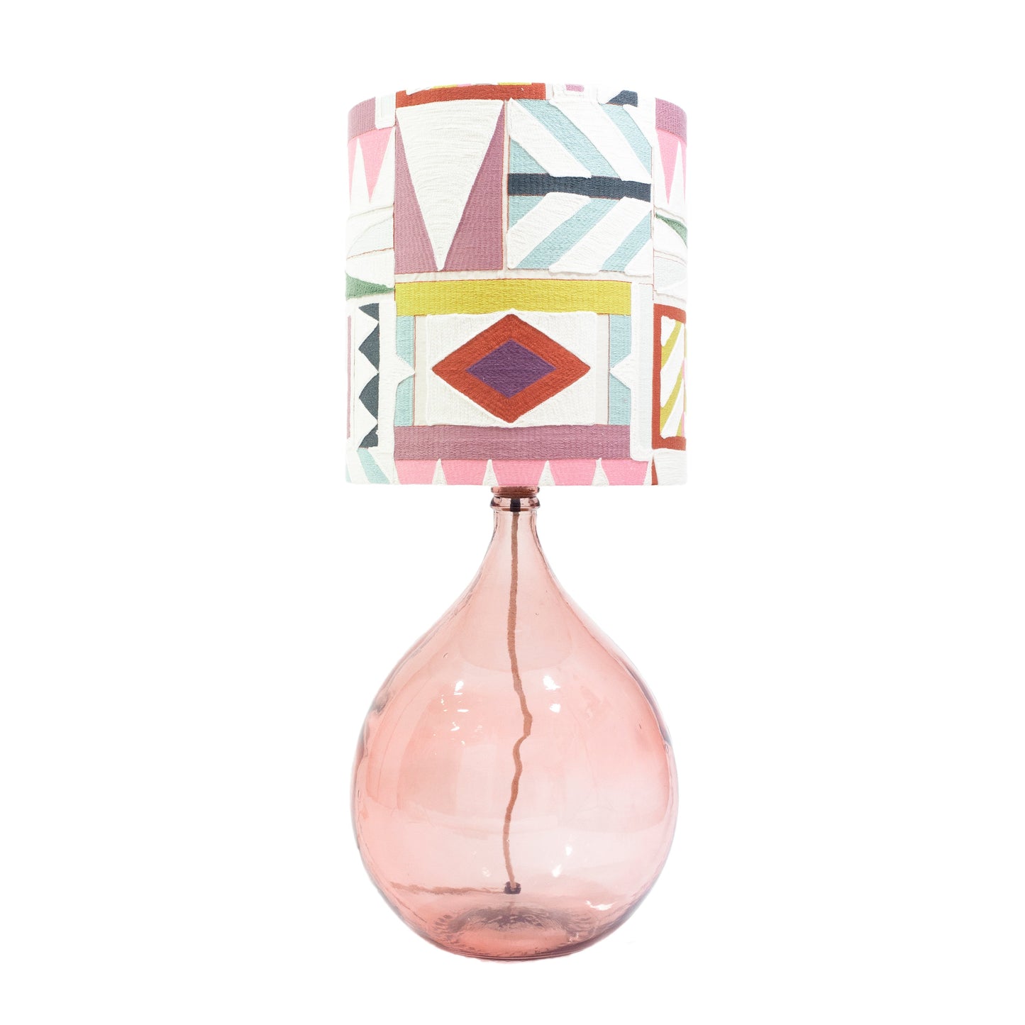 Pueblos Tall Drum Lampshade - Large