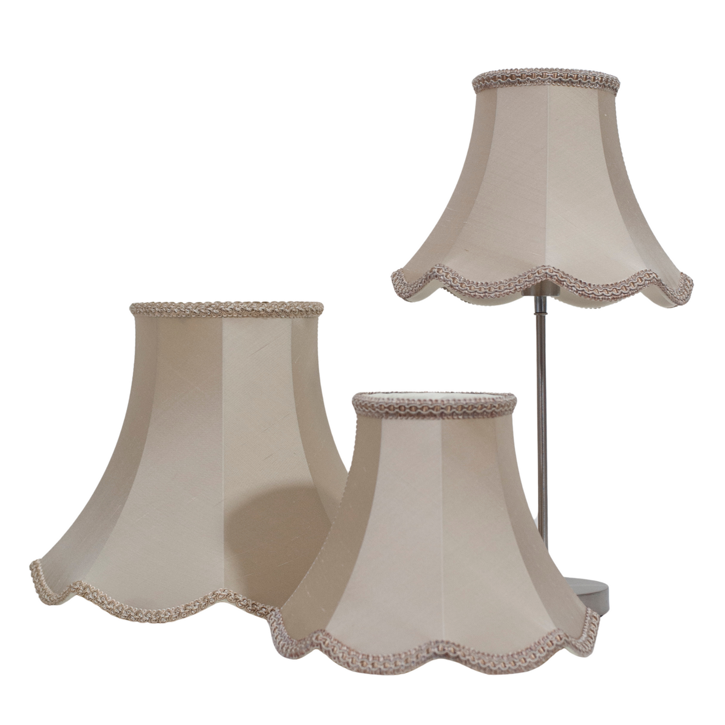 Prosecco Silk Bell Lampshade - Medium