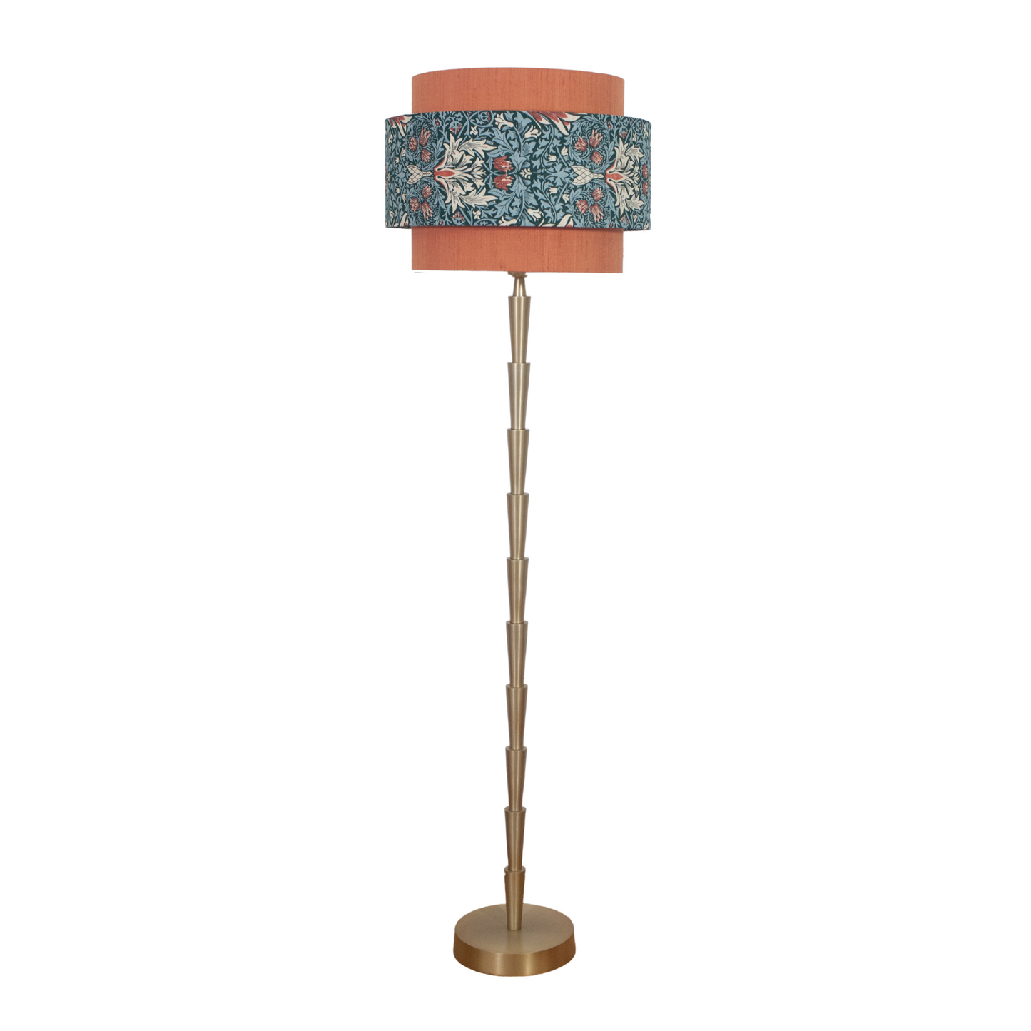 William Morris Tiered Lampshade - Snakeshead & Silk - Large