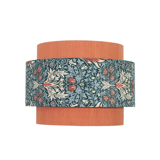 William Morris Tiered Lampshade - Snakeshead & Silk - Large