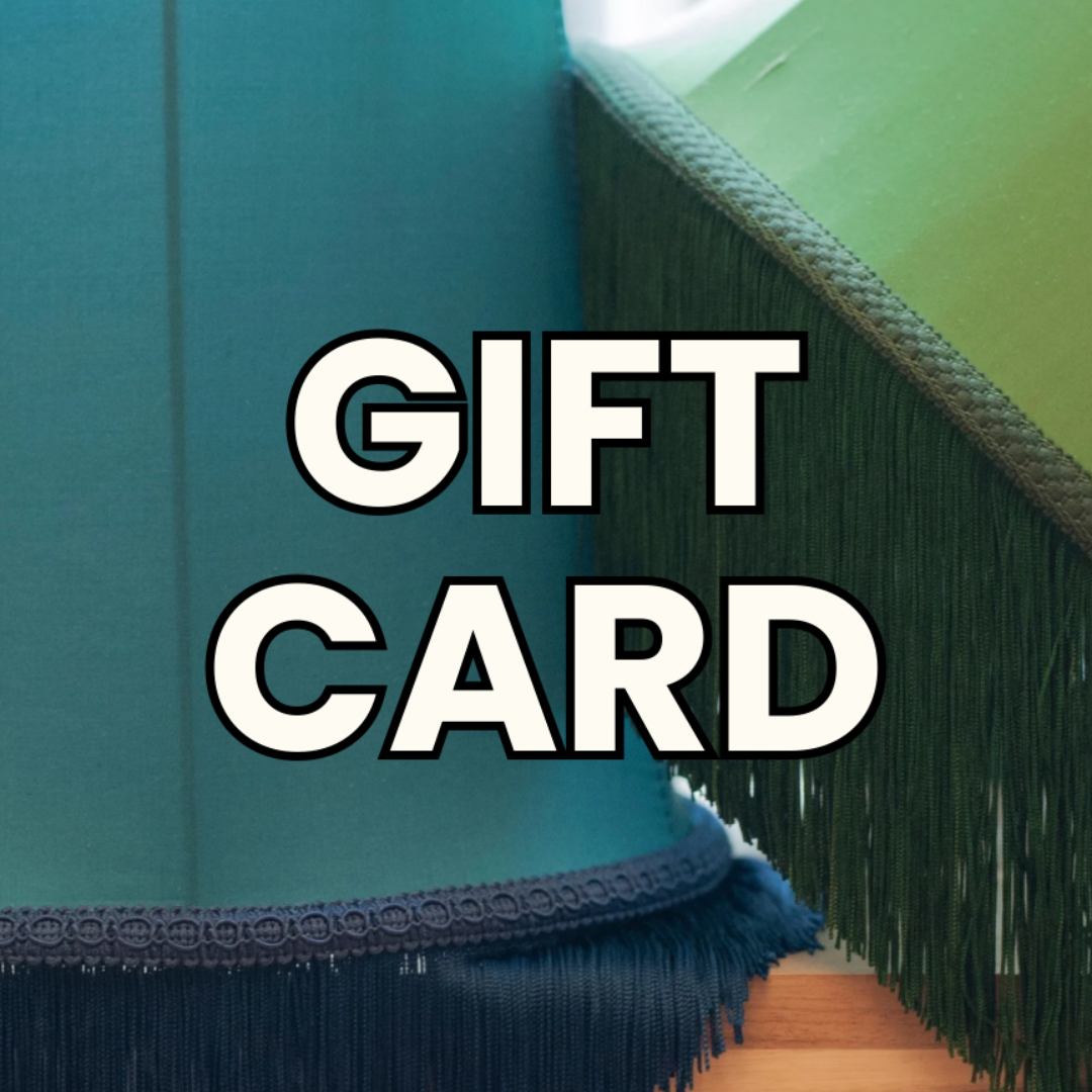 Workshop Gift Card - 2 Day / Traditional Hand-Stitched Lampshade Making Course