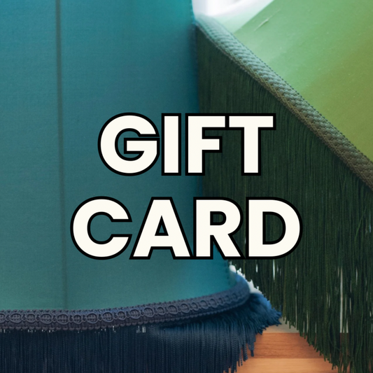 Workshop Gift Card - 2 Day / Traditional Hand-Stitched Lampshade Making Course