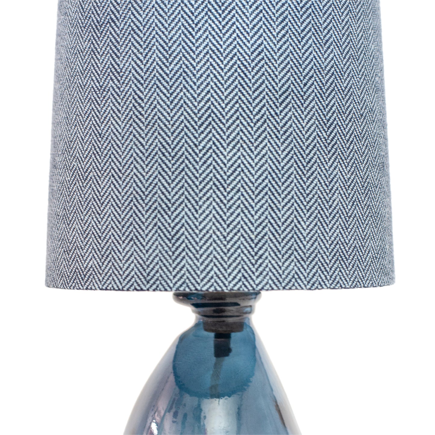 Irish Herringbone Tall Cone Lampshade - Small