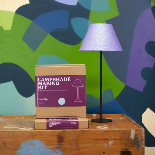 Irish Linen CONICAL Lampshade Making Kit