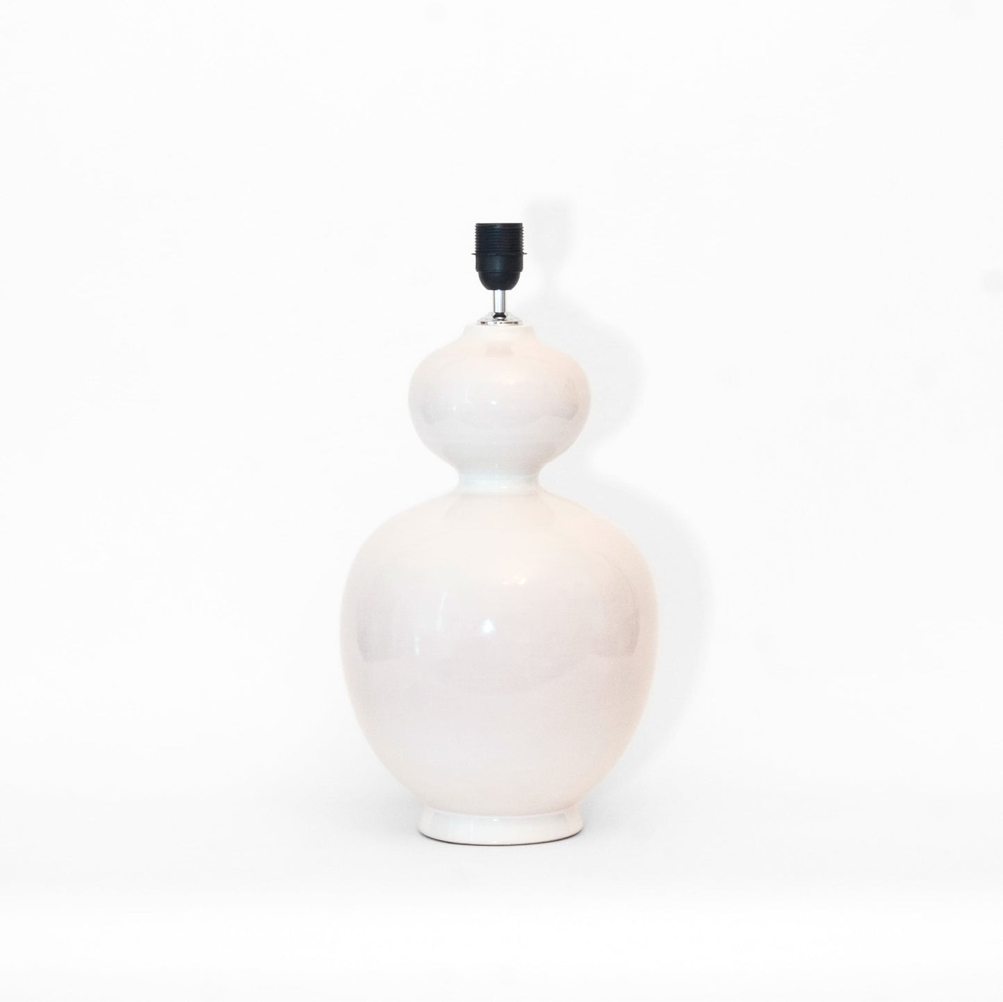 Cuar Lamp Base - Bone White