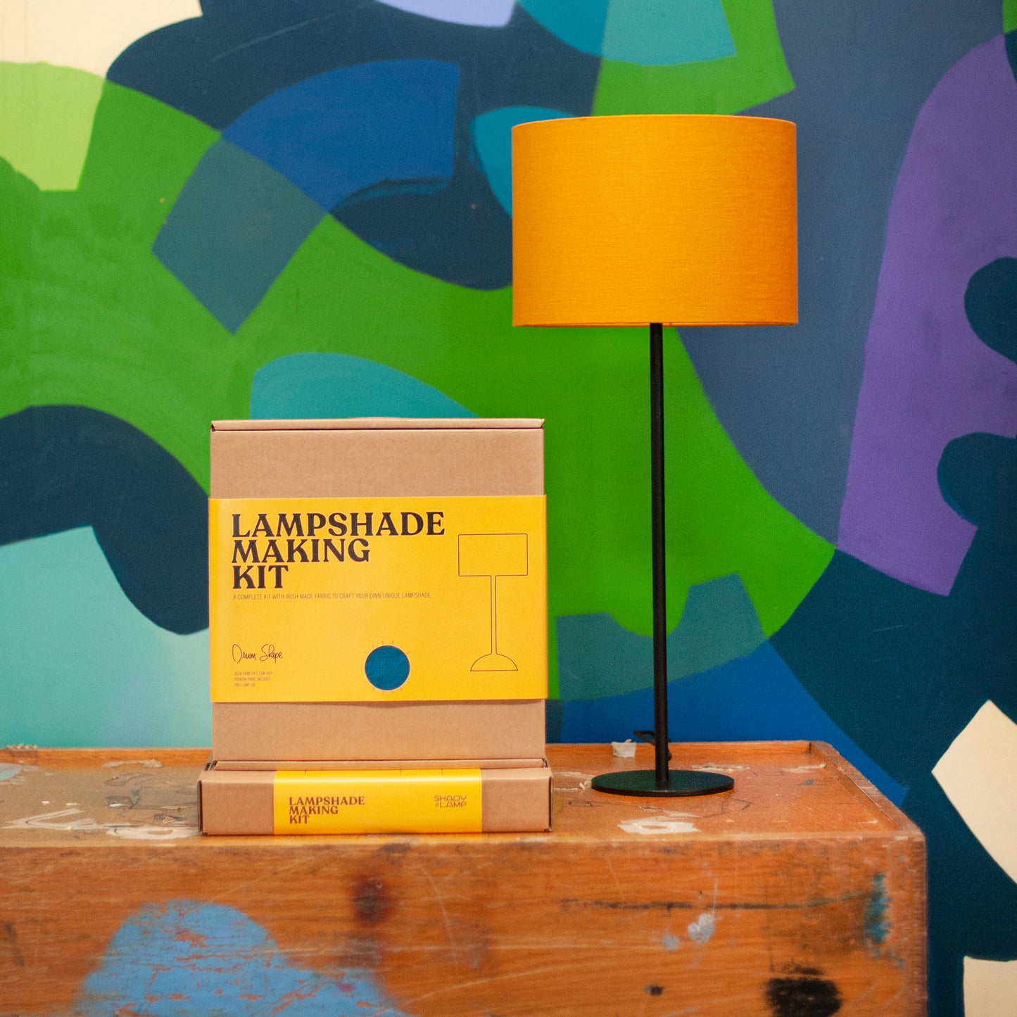 Irish Linen DRUM Lampshade Making Kit