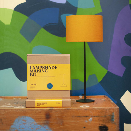 Irish Linen DRUM Lampshade Making Kit