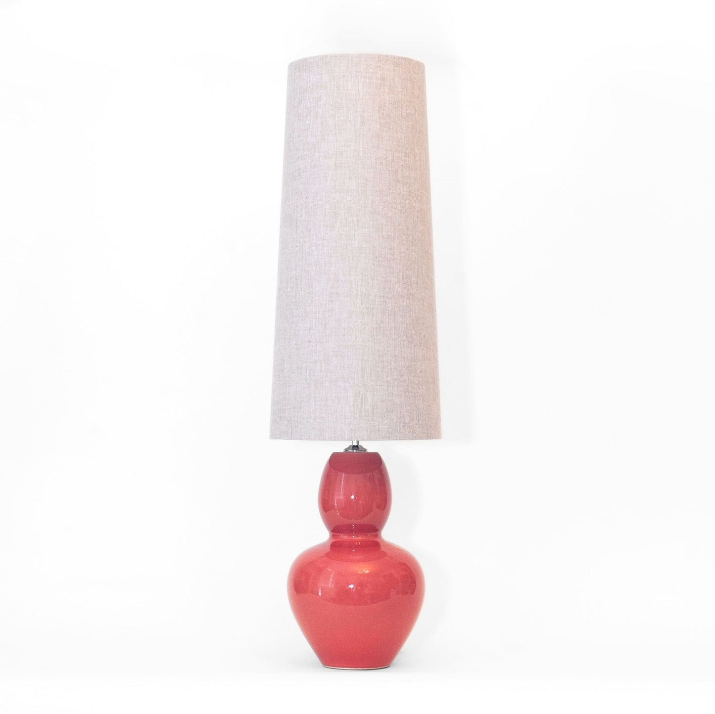 Piorra Lamp Base - Tomato Red