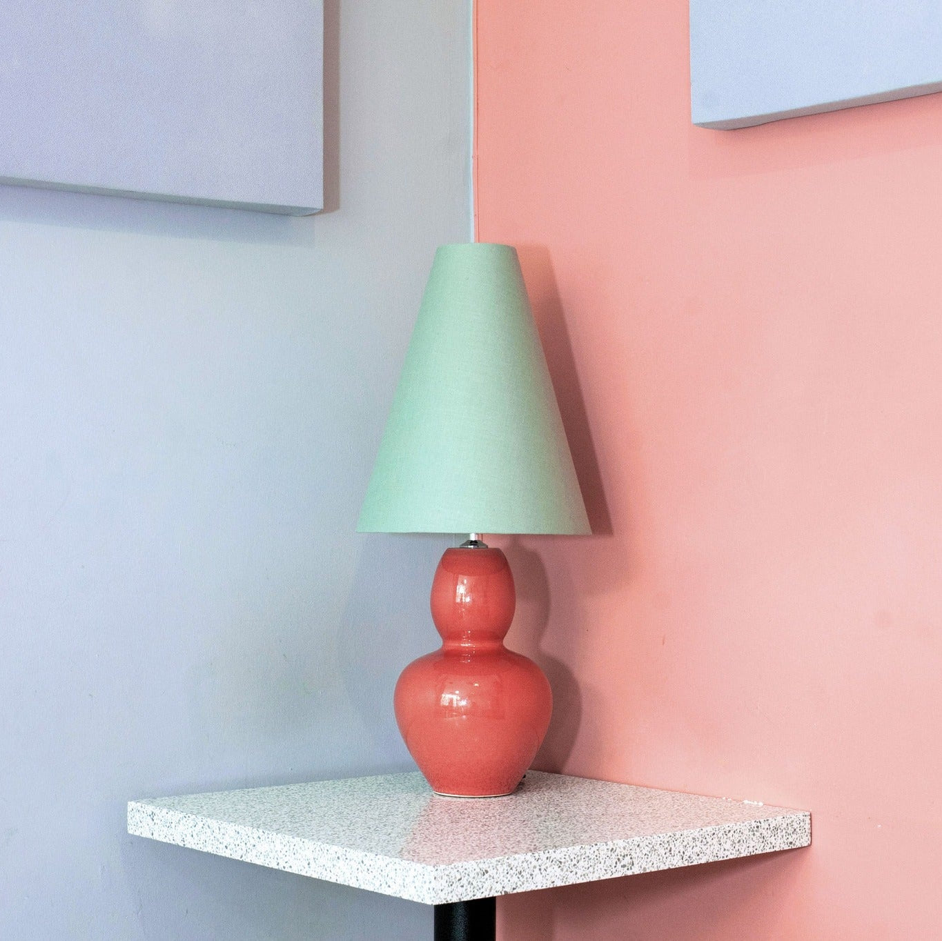Piorra Lamp Base - Tomato Red