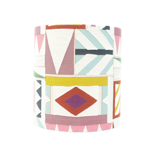 Pueblos Tall Drum Lampshade - Large