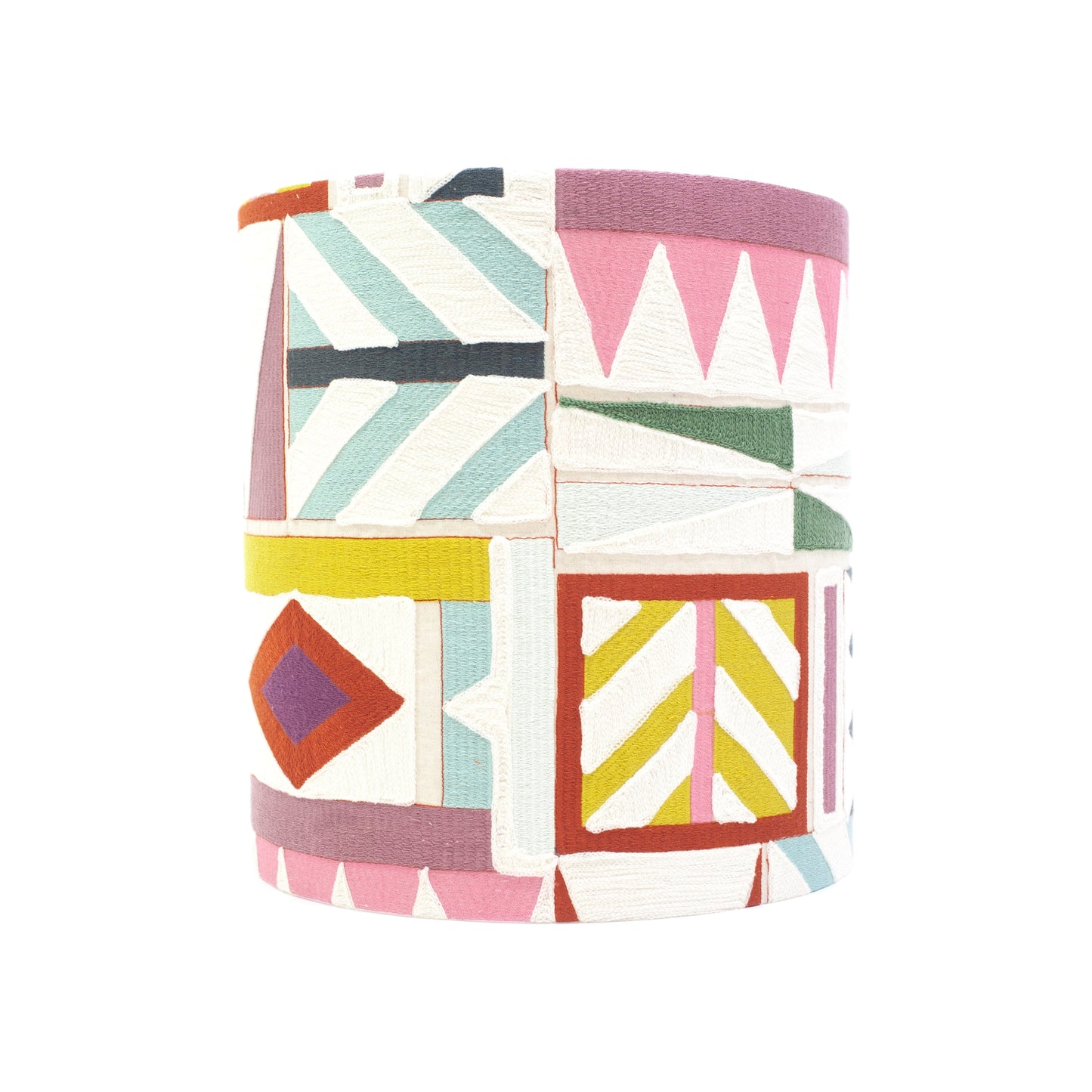 Pueblos Tall Drum Lampshade - Large