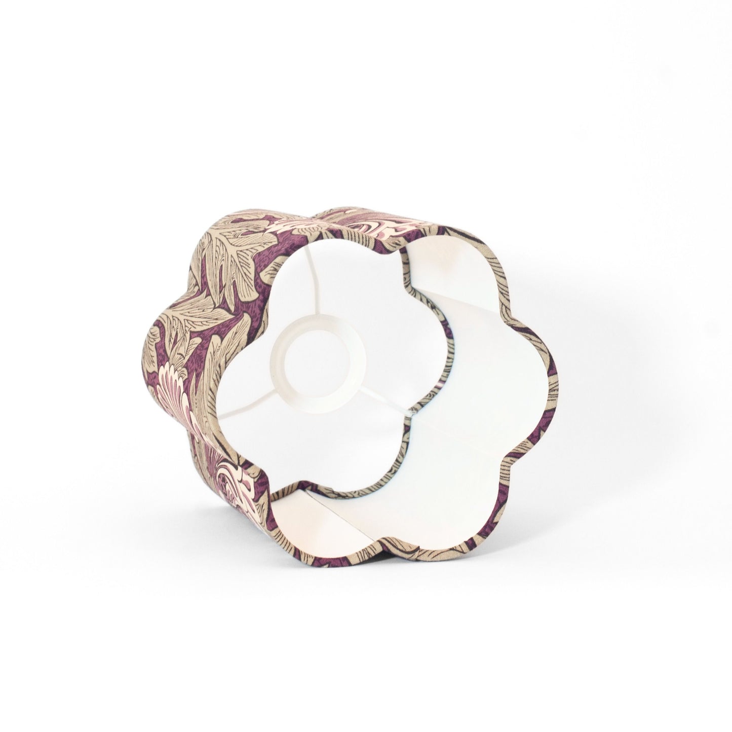William Morris 'Tulip' Scalloped Lampshade - Heather & Olive